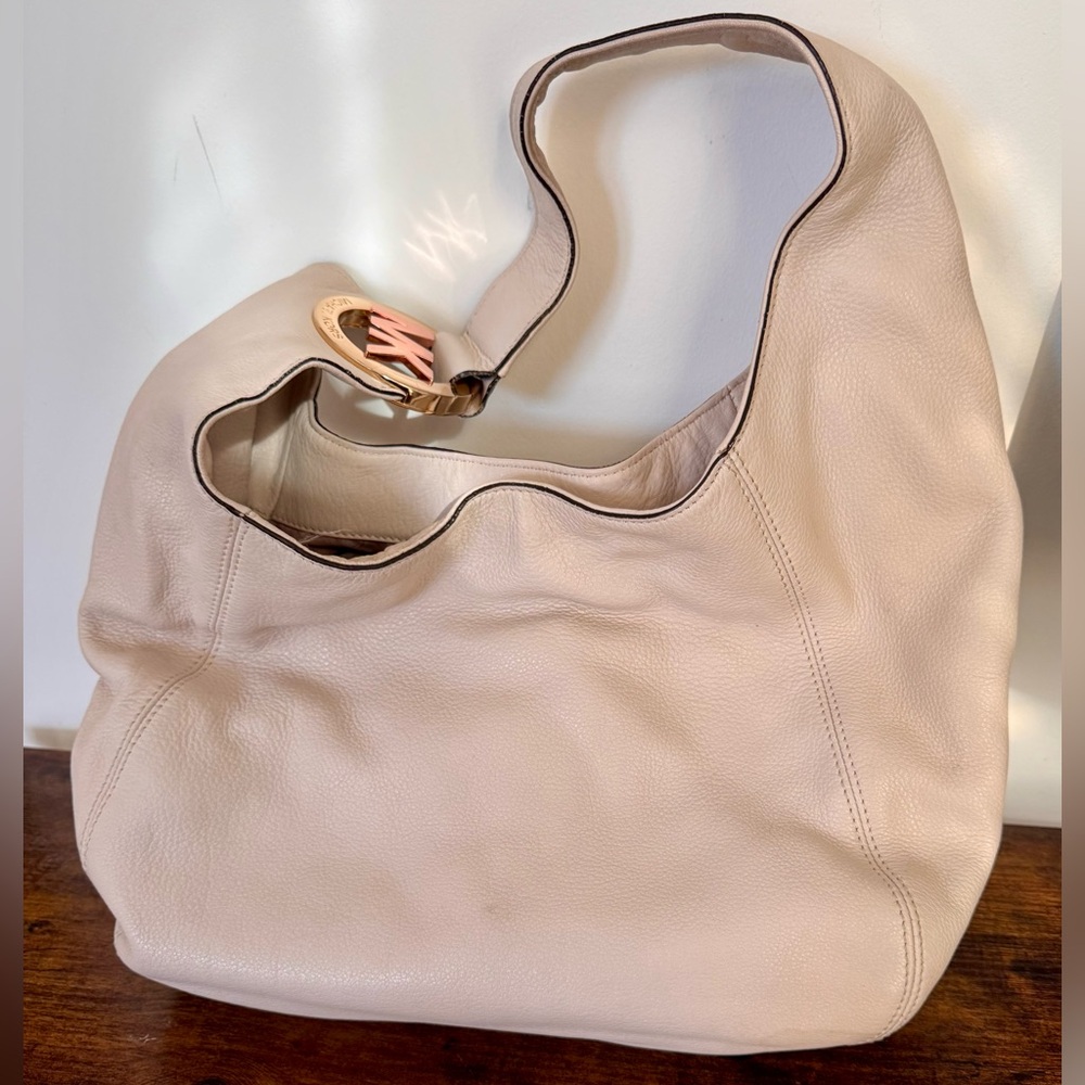 Michael Kors Cream Hobo Bag